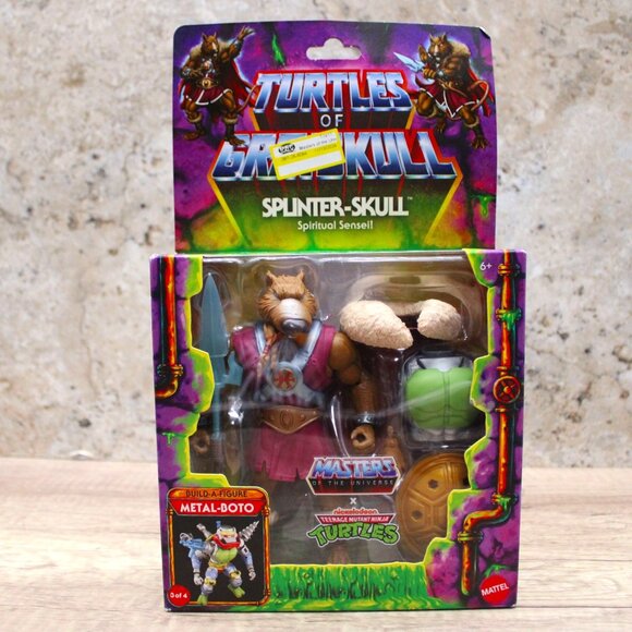 Masters of the Universe Origins Turtles of Grayskull Splinter-Skull MOTU x TMNT - Picture 1 of 7